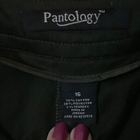 Pantology Brown-black Cuffed Cropped Pants - Picture 4 of 7